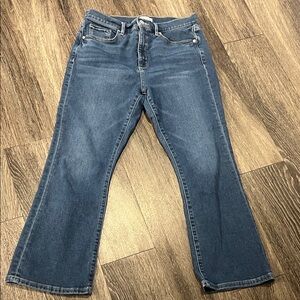 LOFT Denim kick crop Jeans